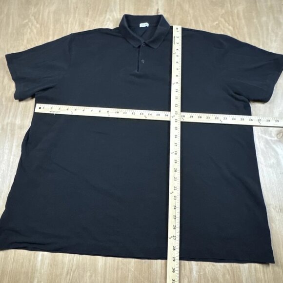 Son of a Tailor Mens Black Supima Cotton Short Sleeve Polo Shirt Size 2XL - Picture 3 of 5